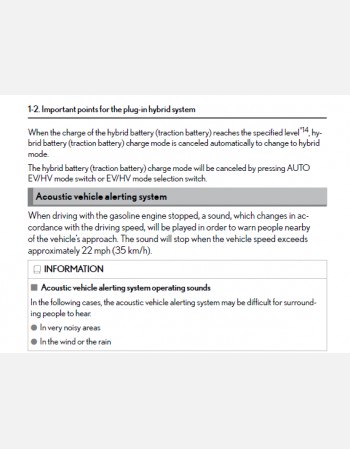 2023 lexus nx 450h owners manual
